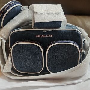 Michael Kors Denim Crossbody
